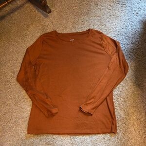 a new day Women's Spiced Pumpkin Long Sleeve Tee